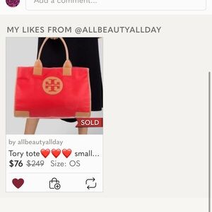 ‼️Tory Burch tote‼️ NOT FOR SALE‼️